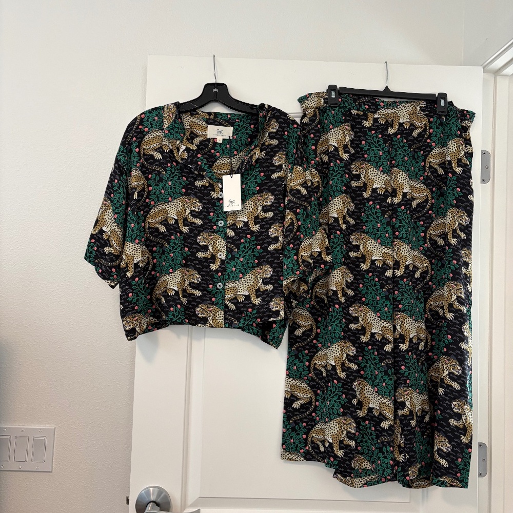 Printfresh Eco Satin Wildest Dreams Set in Bagheera in Ink